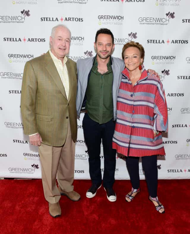 Nick Kroll with his mother and father