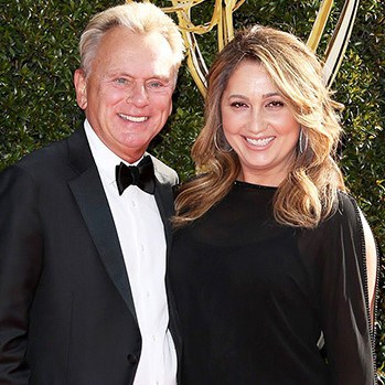 Pat Sajak and wife, Lesly Brown-Sajak