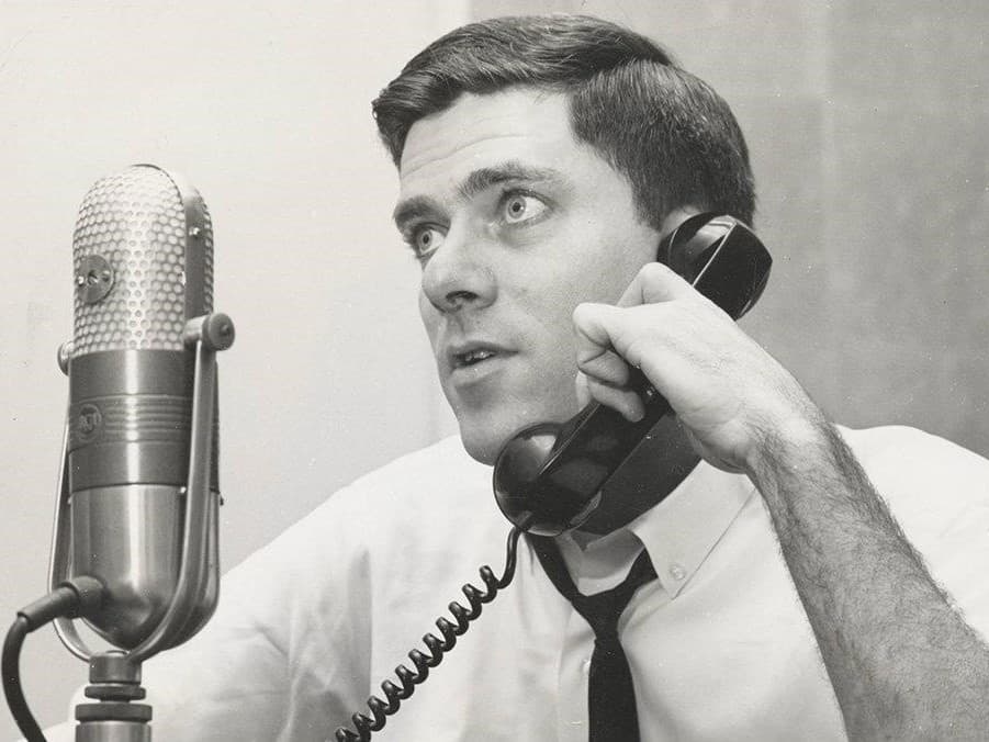 Donahue hosted a phone-in talk show called "Conversation Piece" from 1963 to 1967 on WHIO radio