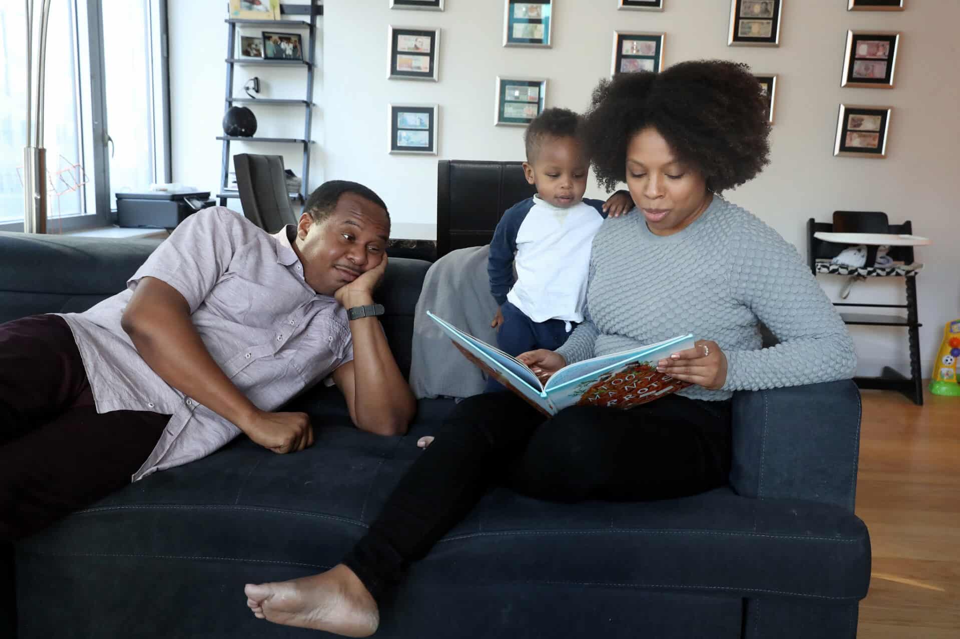 Roy Wood Jr. and his family during Sundays