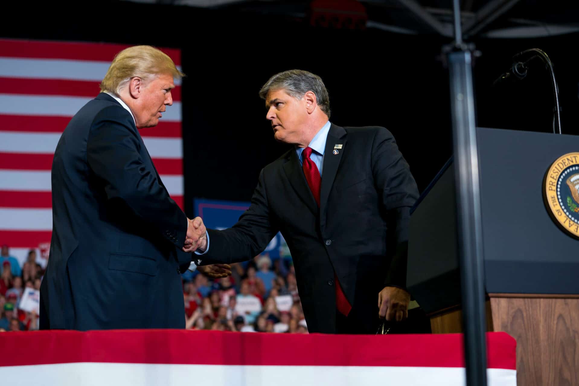 Sean Hannity supporting Donald Trump raised eyebrows