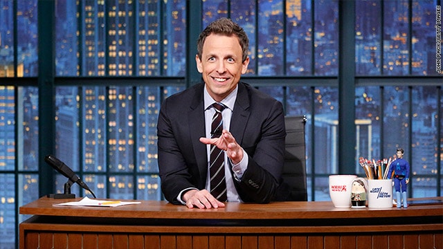 Seth Meyers hosting Late Night
