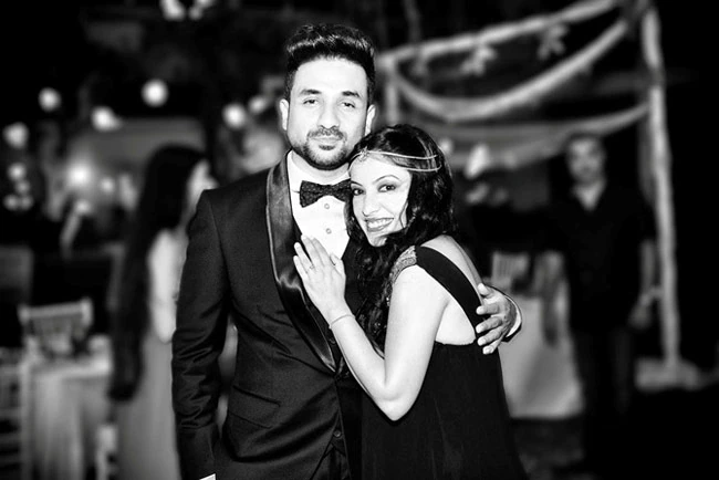 Vir Das's wife and him