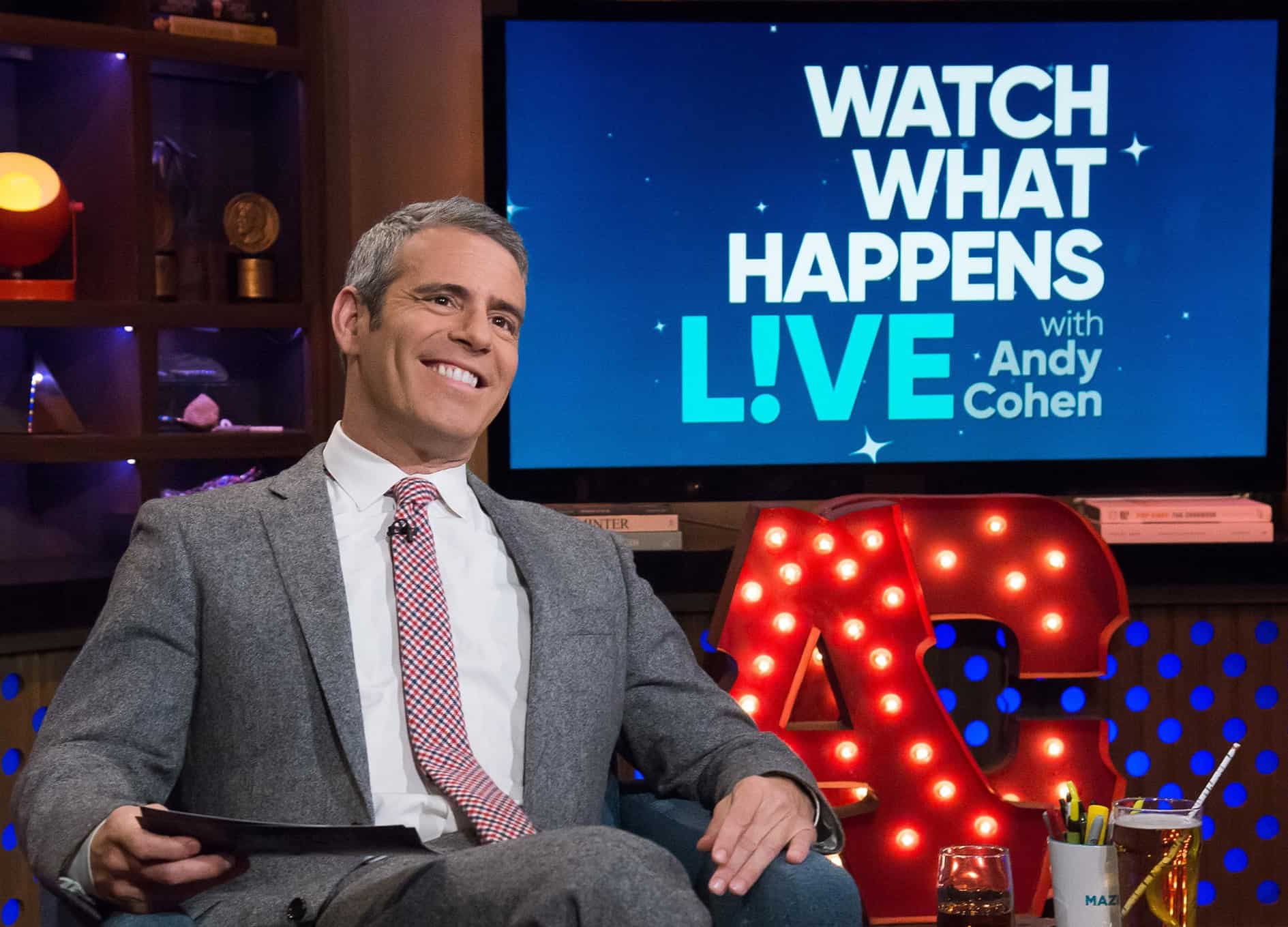 "Watch What Happens Live! with Andy Cohen" is a late-night talk show hosted by Andy Cohen
