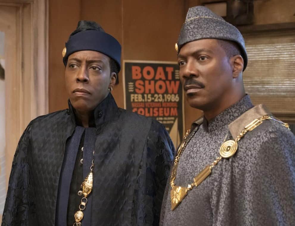 Arsenio Hall co-starred alongside Eddie Murphy in the comedy film "Coming to America"