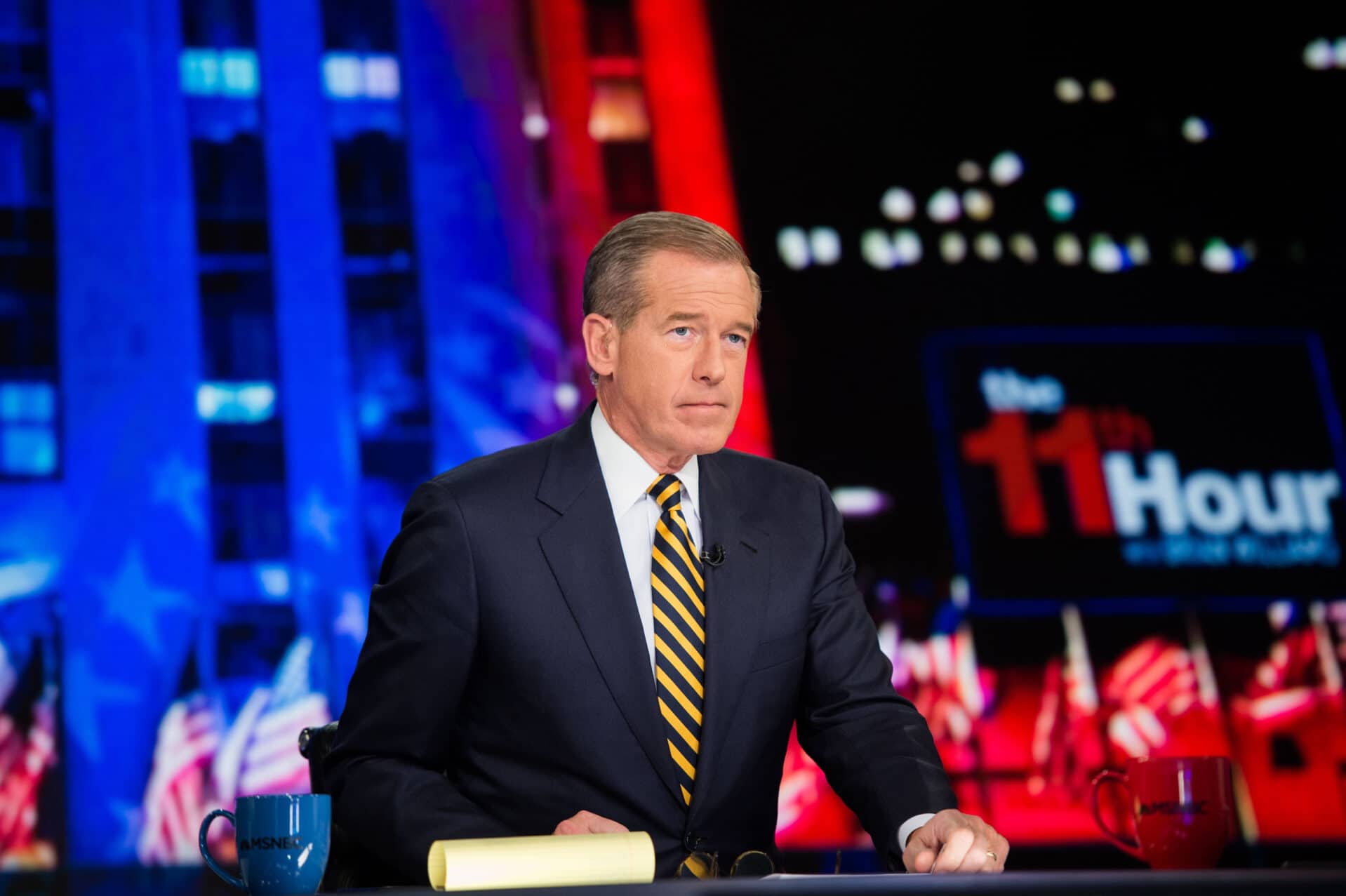 Brian Williams does television news reporting