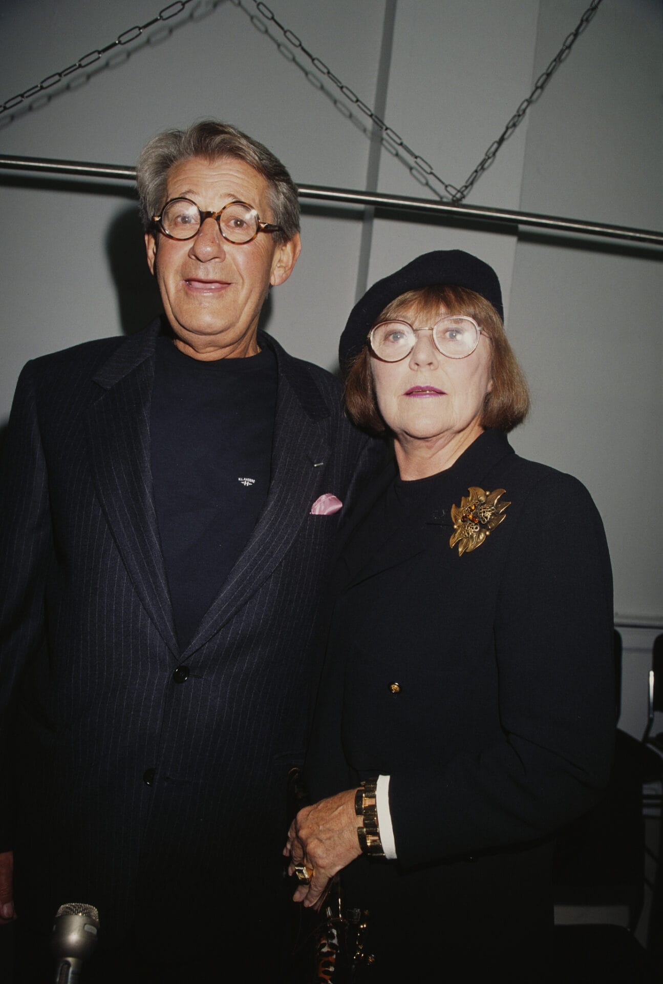 Helmut Newton's wife June and him