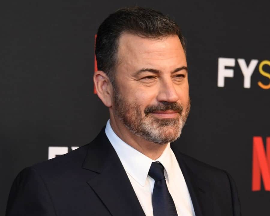 Jimmy Kimmel joined forces with fellow comedians Jimmy Fallon, Seth Meyers, Stephen Colbert, and John Oliver to host the comedy podcast "Strike Force Five"