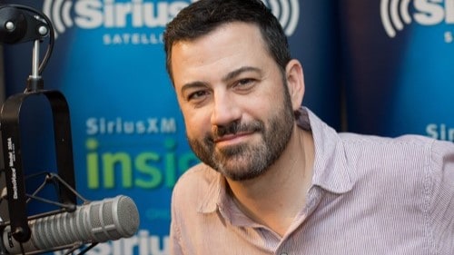 In 1989, Jimmy Kimmel landed his first paid job as the co-host of the morning drive show, "The Me and Him Show"