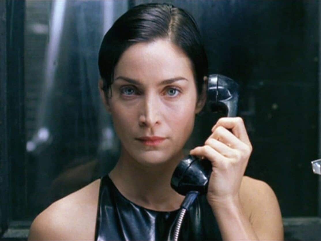 Carrie-Anne Moss in "The Matrix"