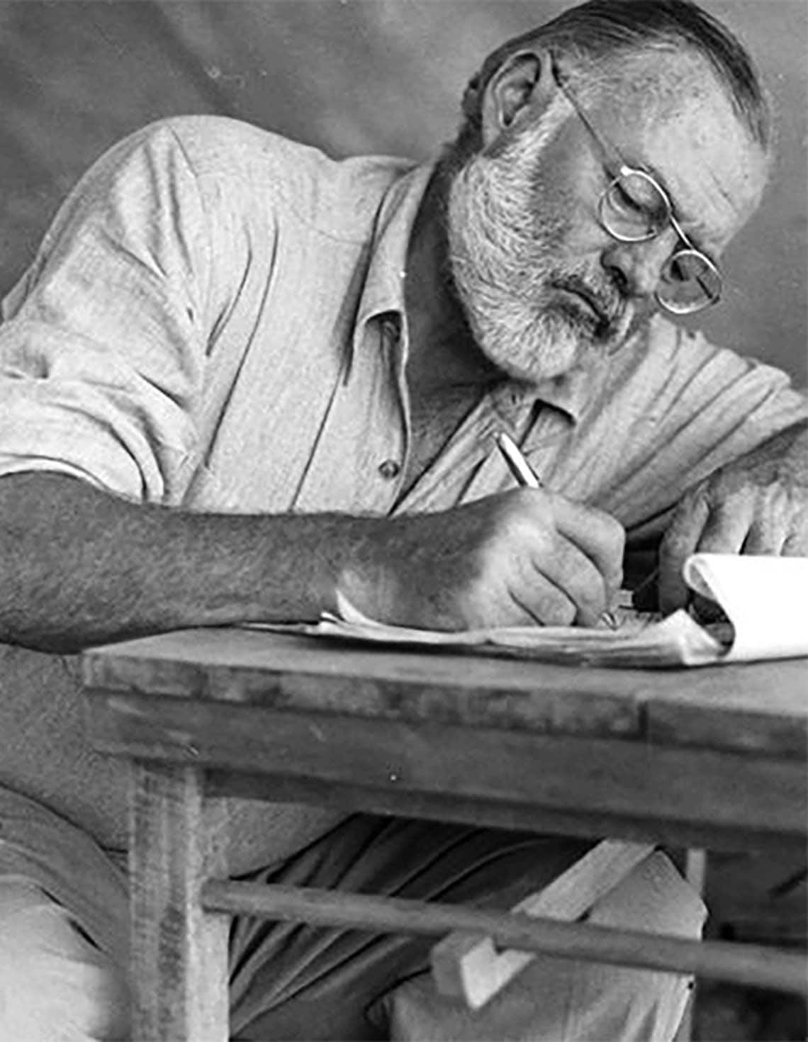 Ernest Hemingway was a successful author