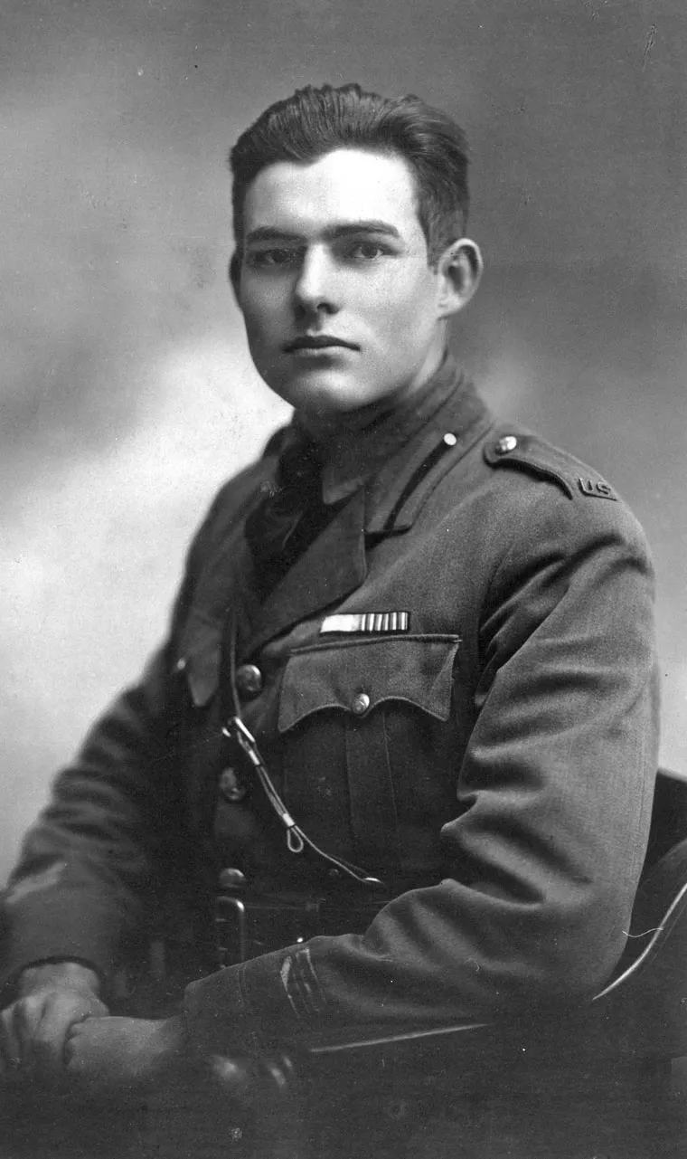 young Ernest Hemingway