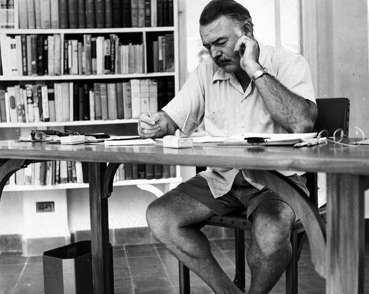 How many real estate properties did Ernest Hemingway own?