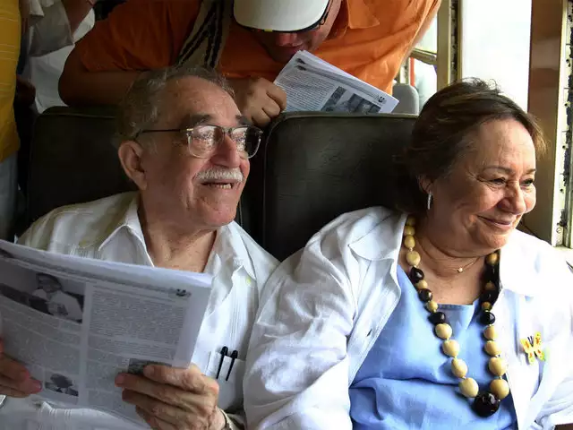 Gabriel Garcia Marquez's wife and him
