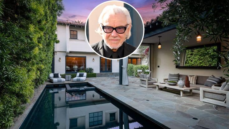 How many real estate properties does Harvey Keitel own?