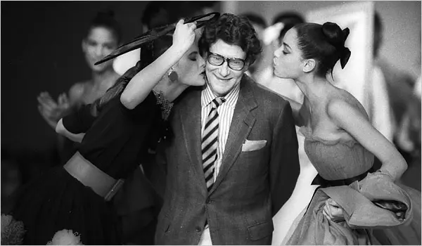Who was Yves Saint Laurent's partner before his passing?