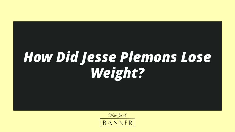 How Did Jesse Plemons Lose Weight?