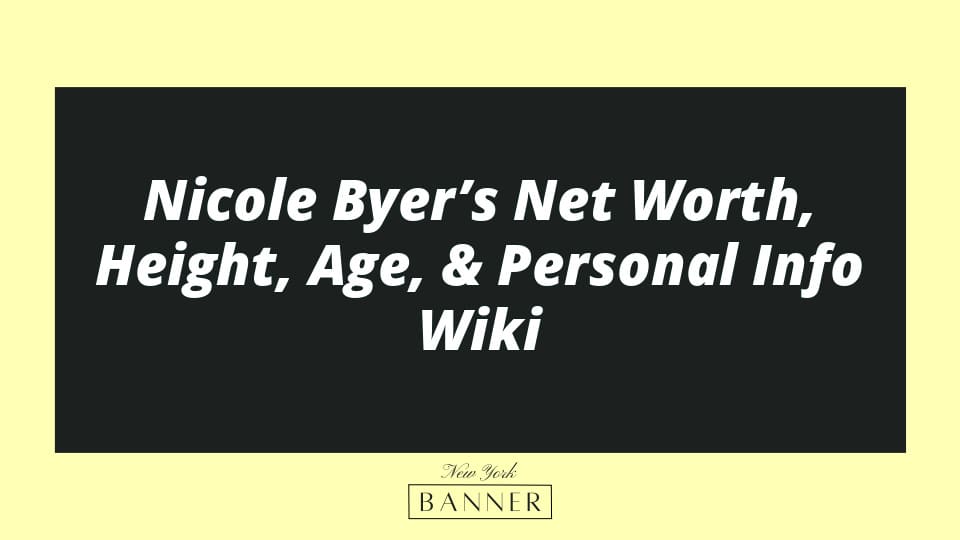 Nicole Byer’s Net Worth, Height, Age, & Personal Info Wiki