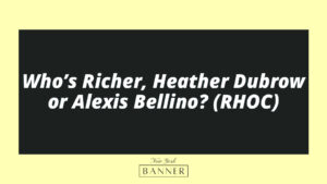Who’s Richer, Heather Dubrow or Alexis Bellino? (RHOC)