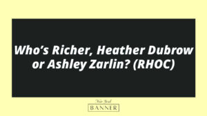 Who’s Richer, Heather Dubrow or Ashley Zarlin? (RHOC)