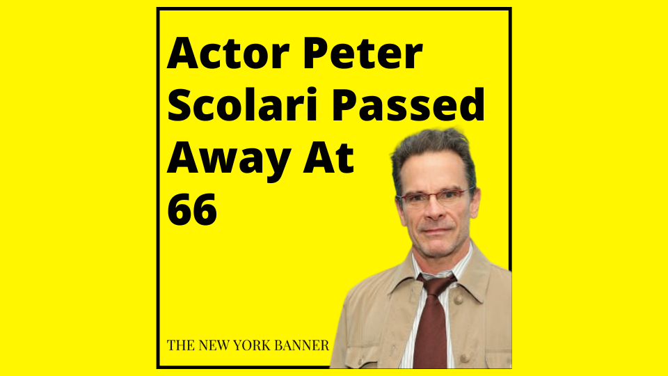 Actor Peter Scolari Passed Away At 66