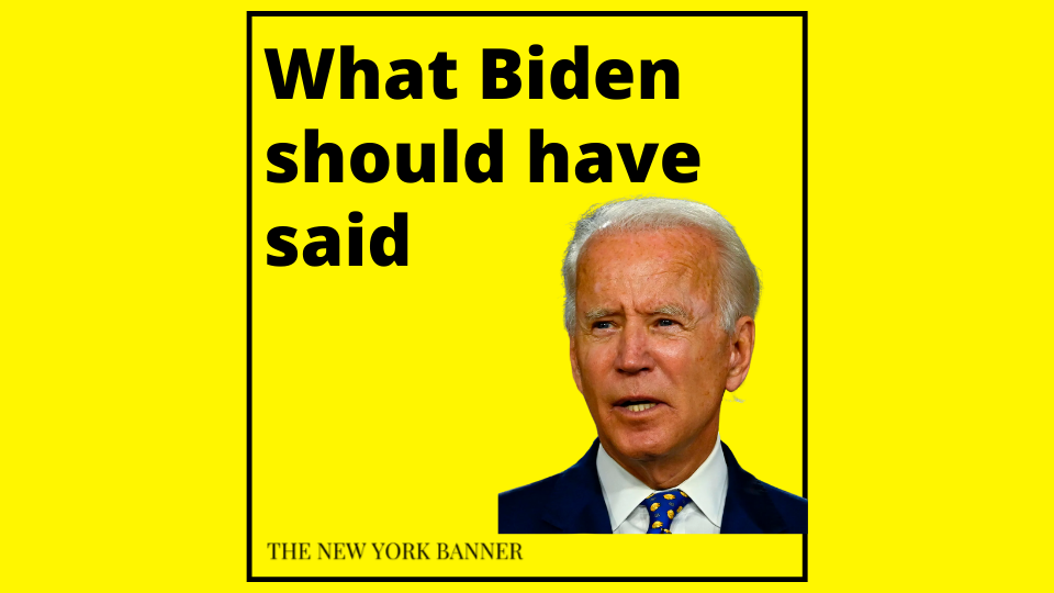 The Speech Biden Should Have Given as said by Jocko