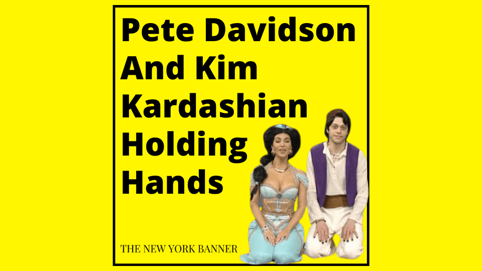 Pete Davidson And Kim Kardashian Holding Hands