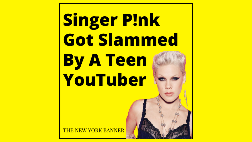 Singer P!nk Got Slammed By A Teen YouTuber